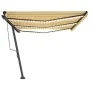 Toldo automático LED sensor de viento amarillo blanco 600x350cm von , Markisen - Ref: Foro24-3069893, Preis: 972,27 €, Rabatt: %