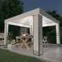 Cenador con doble techo y tira de luces LED blanco 3x3 m by , Tents and gazebos - Ref: Foro24-3070302, Price: 232,05 €, Disco...
