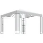 Cenador con doble techo y tira de luces LED blanco 3x3 m by , Tents and gazebos - Ref: Foro24-3070302, Price: 232,05 €, Disco...