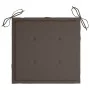 Sillas de jardín 6 uds madera maciza de teca cojines gris taupé von , Gartenstühle - Ref: Foro24-3073039, Preis: 879,94 €, Ra...