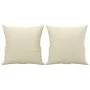 Sofá de 2 plazas con cojines cuero sintético color crema 120 cm von , Sofas - Ref: Foro24-3200984, Preis: 222,95 €, Rabatt: %