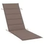 Tumbonas 2 unidades con mesa y cojines madera maciza de acacia by , Loungers - Ref: Foro24-3077384, Price: 360,23 €, Discount: %