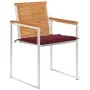 Sillas de jardín y cojines 6 unidades madera maciza de acacia by , Garden chairs - Ref: Foro24-3078506, Price: 734,01 €, Disc...