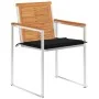 Sillas de jardín y cojines 8 unidades madera maciza de acacia by , Garden chairs - Ref: Foro24-3078531, Price: 995,71 €, Disc...