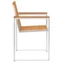 Sillas de jardín y cojines 8 unidades madera maciza de acacia by , Garden chairs - Ref: Foro24-3078531, Price: 995,71 €, Disc...