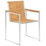 Sillas de jardín 4 unidades con cojines madera maciza teca von , Gartenstühle - Ref: Foro24-3078567, Preis: 539,31 €, Rabatt: %
