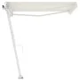 Toldo de pie automático crema 350x250 cm by vidaXL, Awnings - Ref: Foro24-3069527, Price: 440,14 €, Discount: %