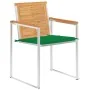Sillas de jardín 4 unidades con cojines madera maciza teca von , Gartenstühle - Ref: Foro24-3078559, Preis: 539,70 €, Rabatt: %