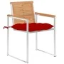 Sillas de jardín y cojines 6 unidades madera maciza de acacia by , Garden chairs - Ref: Foro24-3078602, Price: 828,61 €, Disc...