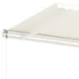 Toldo de pie automático crema 350x250 cm by vidaXL, Awnings - Ref: Foro24-3069527, Price: 440,14 €, Discount: %