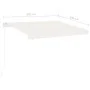 Toldo de pie automático crema 350x250 cm by vidaXL, Awnings - Ref: Foro24-3069527, Price: 440,14 €, Discount: %