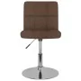 Silla de comedor giratoria tela marrón von , Essstühle - Ref: Foro24-3087471, Preis: 78,92 €, Rabatt: %