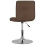 Silla de comedor giratoria tela marrón von , Essstühle - Ref: Foro24-3087471, Preis: 78,92 €, Rabatt: %