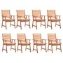 Sillas comedor de jardín y cojines 8 uds madera maciza acacia von , Gartenstühle - Ref: Foro24-3078387, Preis: 544,31 €, Raba...