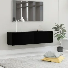 Mueble pared TV madera contrachapada negro 120x30x30 cm von , TV-Möbel - Ref: Foro24-801491, Preis: 63,85 €, Rabatt: %
