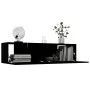 Mueble pared TV madera contrachapada negro 120x30x30 cm by , TV Furniture - Ref: Foro24-801491, Price: 63,59 €, Discount: %