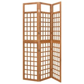 Biombo/Enrejado de 3 paneles madera maciza abeto 121x180,5 cm von , Raumteiler - Ref: Foro24-316478, Preis: 91,89 €, Rabatt: %