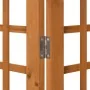 Biombo/Enrejado de 3 paneles madera maciza abeto 121x180,5 cm by , Room dividers - Ref: Foro24-316478, Price: 91,89 €, Discou...