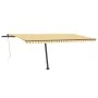 Toldo de pie automático amarillo y blanco 500x300 cm von , Markisen - Ref: Foro24-3069788, Preis: 575,50 €, Rabatt: %