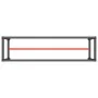 Estructura banco de trabajo metal negro y rojo mate 190x50x79cm de , Patas para mesas - Ref: Foro24-151453, Precio: 106,65 €,...