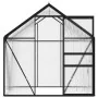 Invernadero de aluminio gris antracita 2,47 m² de , Invernaderos - Ref: Foro24-312057, Precio: 325,71 €, Descuento: %