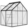 Invernadero de aluminio gris antracita 2,47 m² de , Invernaderos - Ref: Foro24-312057, Precio: 325,71 €, Descuento: %