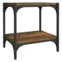 Mueble para TV contrachapada y acero roble ahumado 40x33x41 cm by , TV Furniture - Ref: Foro24-819304, Price: 27,16 €, Discou...