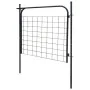 Puerta de valla de jardín 100x100 cm gris antracita by , garden gates - Ref: Foro24-142293, Price: 95,00 €, Discount: %