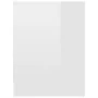 Mesita de noche madera contrachapada blanco brillo 40x30x40 cm by , Nightstands - Ref: Foro24-801047, Price: 59,29 €, Discoun...