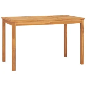 Mesa de comedor de jardín madera maciza de teca 120x70x77 cm by , Garden tables - Ref: Foro24-316630, Price: 193,32 €, Discou...