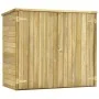 Caseta herramientas jardín madera pino impregnada 135x60x123 cm de , Cobertizos - Ref: Foro24-46359, Precio: 316,61 €, Descue...