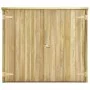 Caseta herramientas jardín madera pino impregnada 135x60x123 cm de , Cobertizos - Ref: Foro24-46359, Precio: 316,61 €, Descue...
