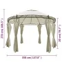 Cenador con cortinas redondo 3,5x2,7 m by , Tents and gazebos - Ref: Foro24-41419, Price: 329,51 €, Discount: %