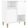 Aparador de madera contrachapada blanco brillante 60x35x70 cm von , Sideboards - Ref: Foro24-821142, Preis: 74,80 €, Rabatt: %