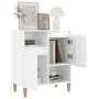 Aparador de madera contrachapada blanco brillante 60x35x70 cm von , Sideboards - Ref: Foro24-821142, Preis: 74,80 €, Rabatt: %