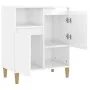 Aparador de madera contrachapada blanco brillante 60x35x70 cm von , Sideboards - Ref: Foro24-821142, Preis: 74,80 €, Rabatt: %