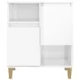 Aparador de madera contrachapada blanco brillante 60x35x70 cm von , Sideboards - Ref: Foro24-821142, Preis: 74,80 €, Rabatt: %