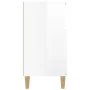 Aparador de madera contrachapada blanco brillante 60x35x70 cm von , Sideboards - Ref: Foro24-821142, Preis: 74,80 €, Rabatt: %