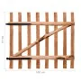Puerta para valla 100x90cm madera de avellano impregnada de , Puertas de jardín - Ref: Foro24-142595, Precio: 80,17 €, Descue...