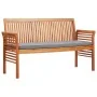 Banco de jardín 3 plazas con cojín madera maciza acacia 150 cm von , Gartenbänke - Ref: Foro24-45973, Preis: 213,06 €, Rabatt: %