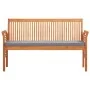 Banco de jardín 3 plazas con cojín madera maciza acacia 150 cm von , Gartenbänke - Ref: Foro24-45973, Preis: 213,06 €, Rabatt: %