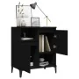 Aparador de madera contrachapada negro 60x35x70 cm de , Aparadores - Ref: Foro24-821149, Precio: 77,38 €, Descuento: %
