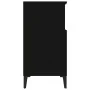 Aparador de madera contrachapada negro 60x35x70 cm de , Aparadores - Ref: Foro24-821149, Precio: 77,38 €, Descuento: %