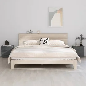 Mesitas noche 2 uds HAMAR pino macizo gris oscuro 40x35x44,5 cm von , Nachttische - Ref: Foro24-340410, Preis: 85,57 €, Rabat...