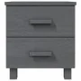 Mesitas noche 2 uds HAMAR pino macizo gris oscuro 40x35x44,5 cm von , Nachttische - Ref: Foro24-340410, Preis: 85,57 €, Rabat...