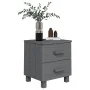 Mesitas noche 2 uds HAMAR pino macizo gris oscuro 40x35x44,5 cm von , Nachttische - Ref: Foro24-340410, Preis: 85,57 €, Rabat...