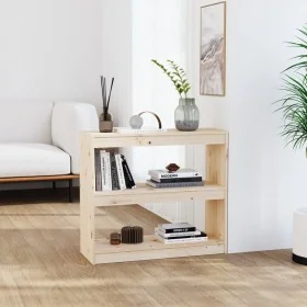 Estantería/divisor de espacios madera de pino 80x30x71,5 cm by , Bookcases and shelves - Ref: Foro24-808183, Price: 60,39 €, ...