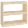 Estantería/divisor de espacios madera de pino 80x30x71,5 cm de , Librerías y estanterías - Ref: Foro24-808183, Precio: 60,28 ...