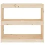 Estantería/divisor de espacios madera de pino 80x30x71,5 cm de , Librerías y estanterías - Ref: Foro24-808183, Precio: 60,28 ...
