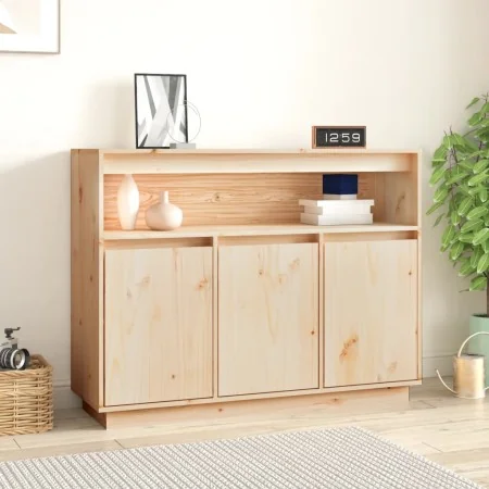 Aparador de madera maciza de pino 104,5x34x80 cm von , Sideboards - Ref: Foro24-814389, Preis: 129,81 €, Rabatt: %